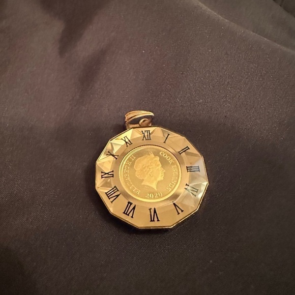 Japan K18/K24 Elizabeth pendant - Picture 1 of 5